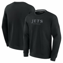 Unisex Elements Unlimited Fleece Pullover Sweatshirt - New York Jets Pullover
