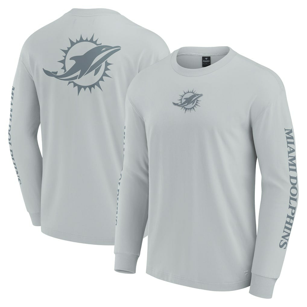 Unisex Elements Strive Long Sleeve T-Shirt - Miami Dolphins T-shirts