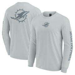 Unisex Elements Strive Long Sleeve T-Shirt - Miami Dolphins T-shirts