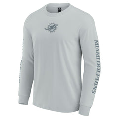 Unisex Elements Strive Long Sleeve T-Shirt - Miami Dolphins T-shirts