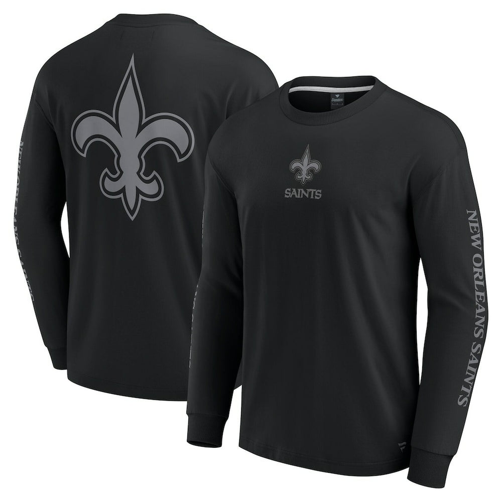 Unisex Elements Strive Long Sleeve T-Shirt - New Orleans Saints T-shirts
