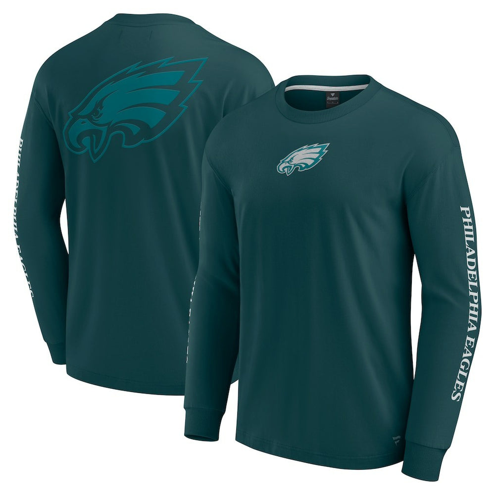 Unisex Elements Strive Long Sleeve T-Shirt - Philadelphia Eagles T-shirts