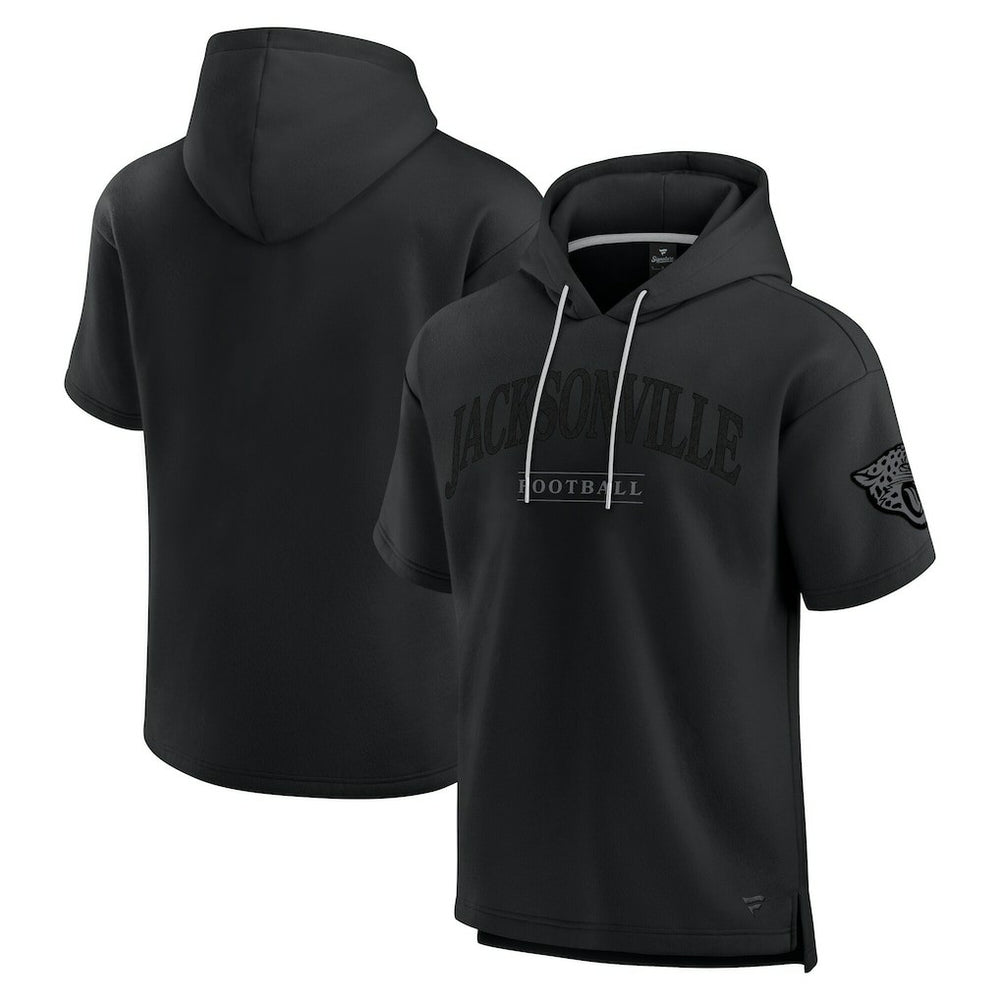 Unisex Elements Ready Short Sleeve Pullover Hoodie - Jacksonville Jaguars Hoodies