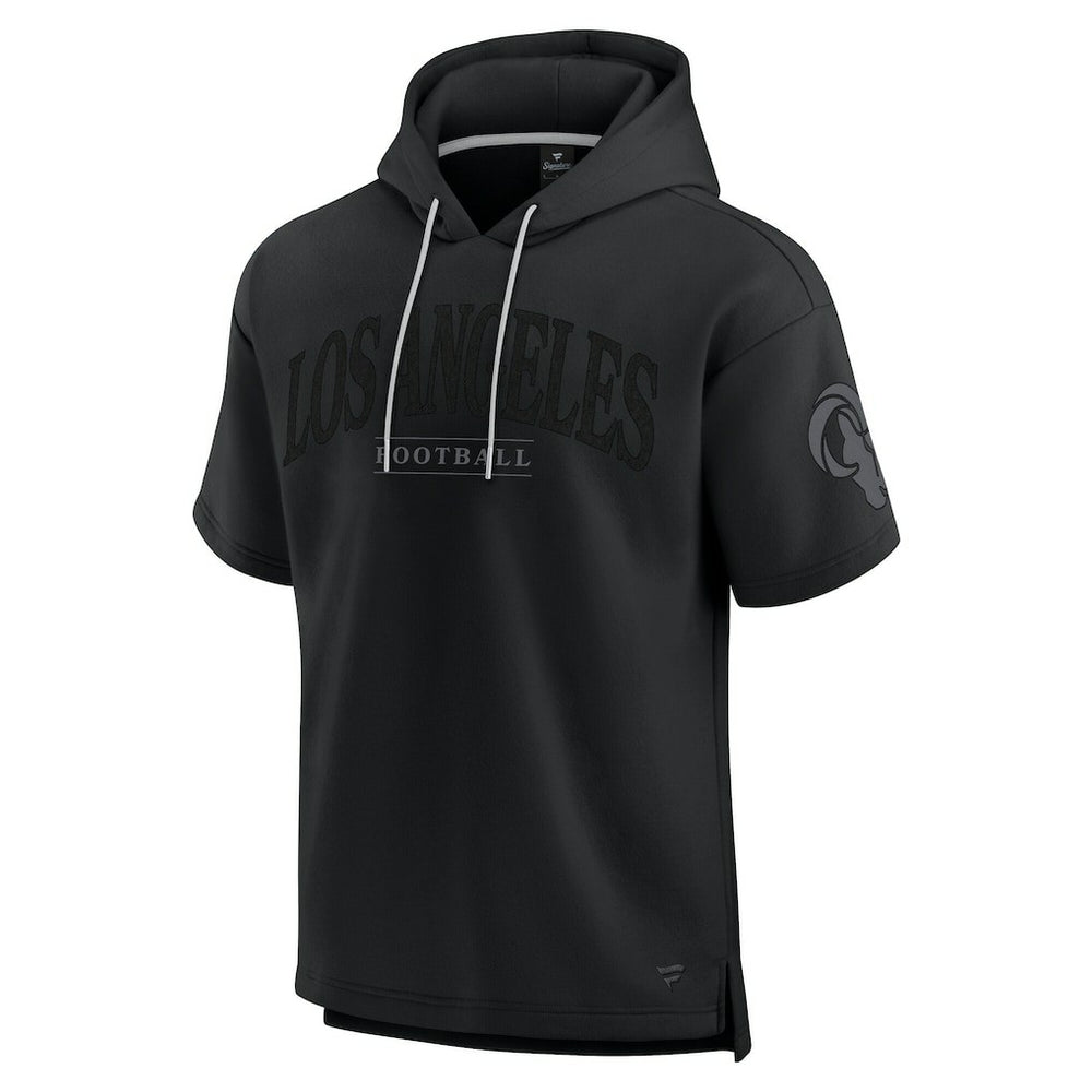 Unisex Elements Ready Short Sleeve Pullover Hoodie - Los Angeles Rams Hoodies