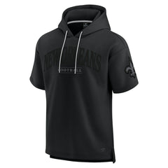 Unisex Elements Ready Short Sleeve Pullover Hoodie - New Orleans Saints Hoodies