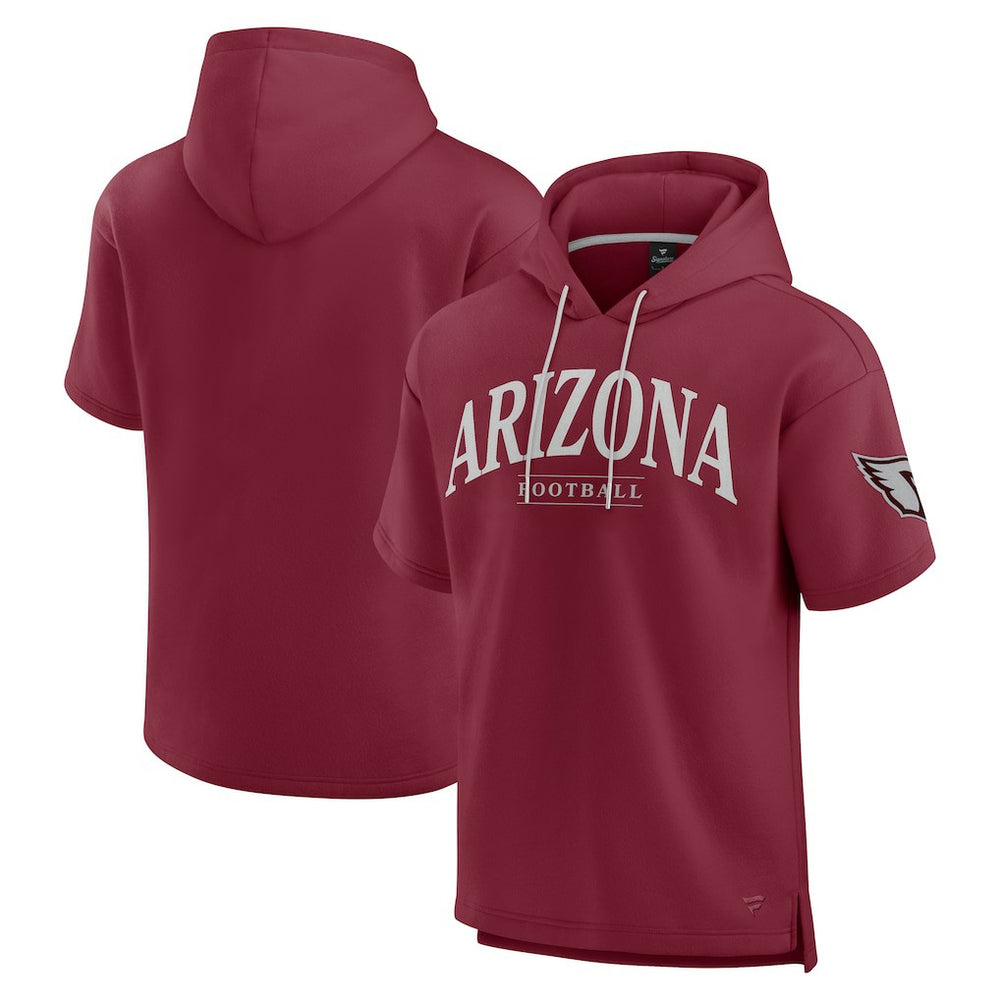 Unisex Elements Ready Short Sleeve Pullover Hoodie - Arizona Cardinals Hoodies