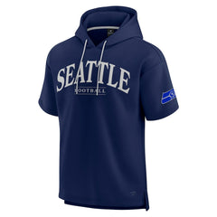 Unisex Elements Ready Short Sleeve Pullover Hoodie - Seattle Seahawks Hoodies