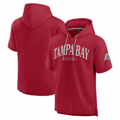 Unisex Elements Ready Short Sleeve Pullover Hoodie - Tampa Bay Buccaneers Hoodies