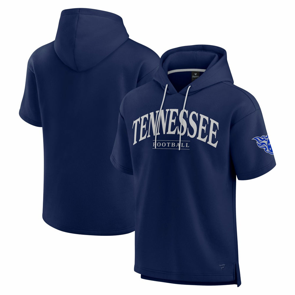 Unisex Elements Ready Short Sleeve Pullover Hoodie - Tennessee Titans Hoodies