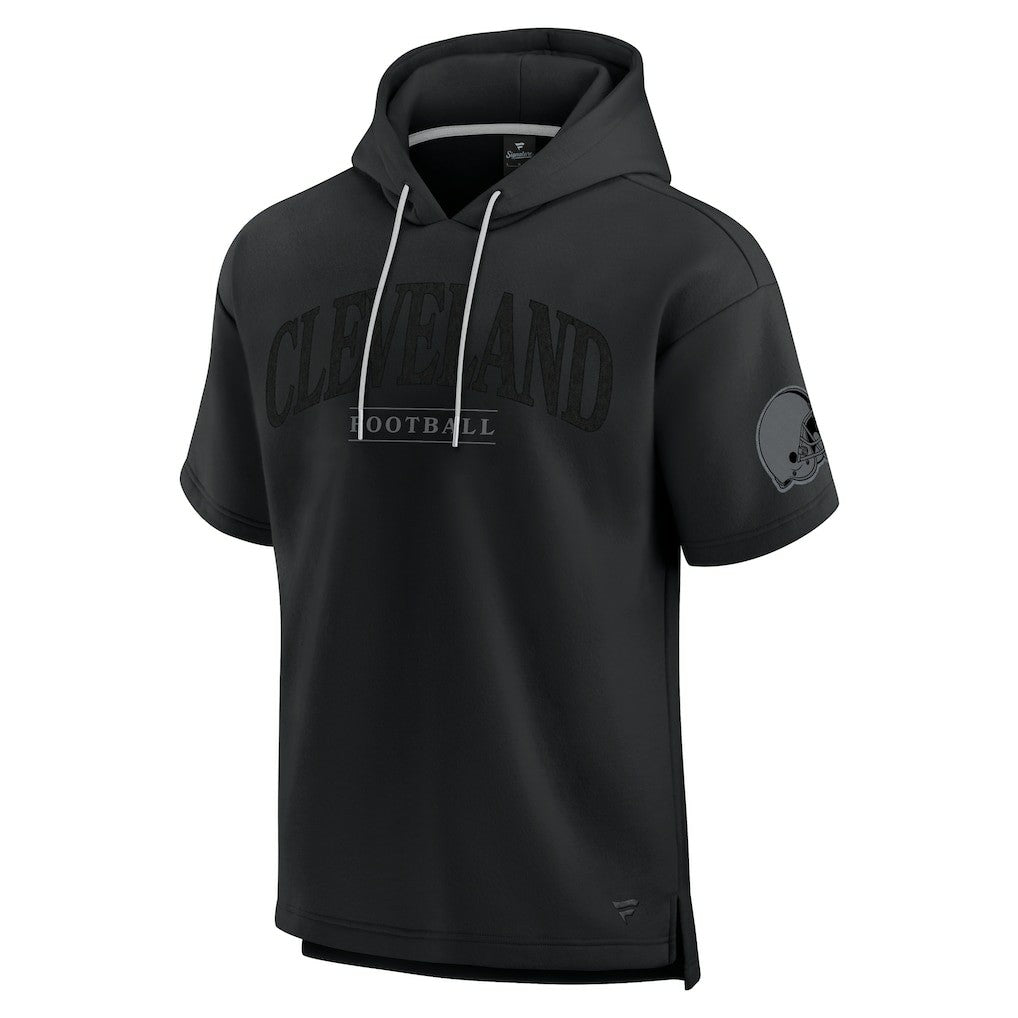 Unisex Elements Ready Short Sleeve Pullover Hoodie - Cleveland Browns Hoodies
