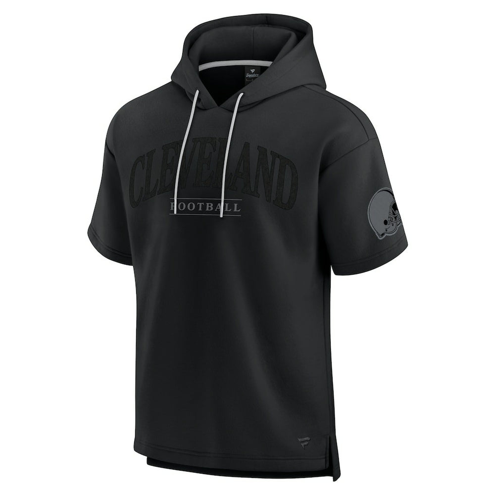 Unisex Elements Ready Short Sleeve Pullover Hoodie - Cleveland Browns Hoodies