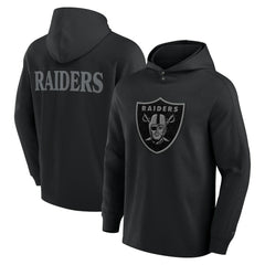 Elements Blaze Tri-Blend Long Sleeve Hoodie T-Shirt - Las Vegas Raiders Hoodies