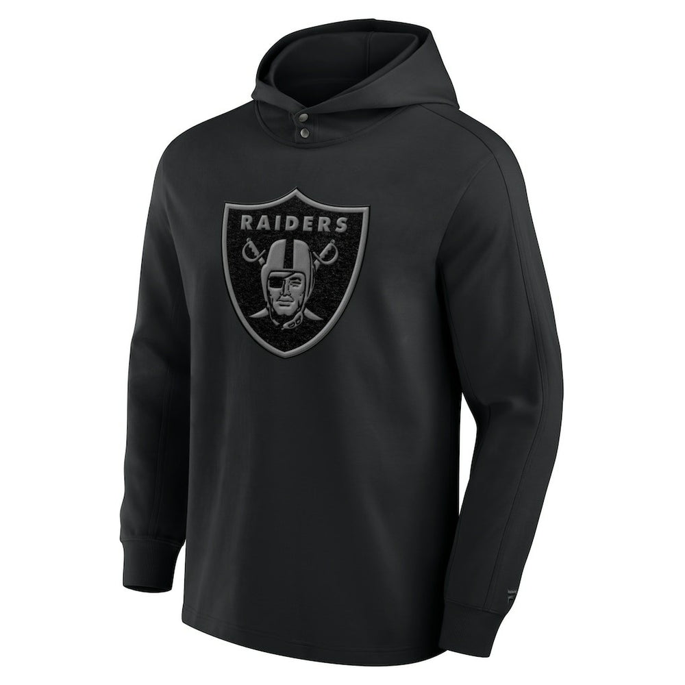 Elements Blaze Tri-Blend Long Sleeve Hoodie T-Shirt - Las Vegas Raiders Hoodies