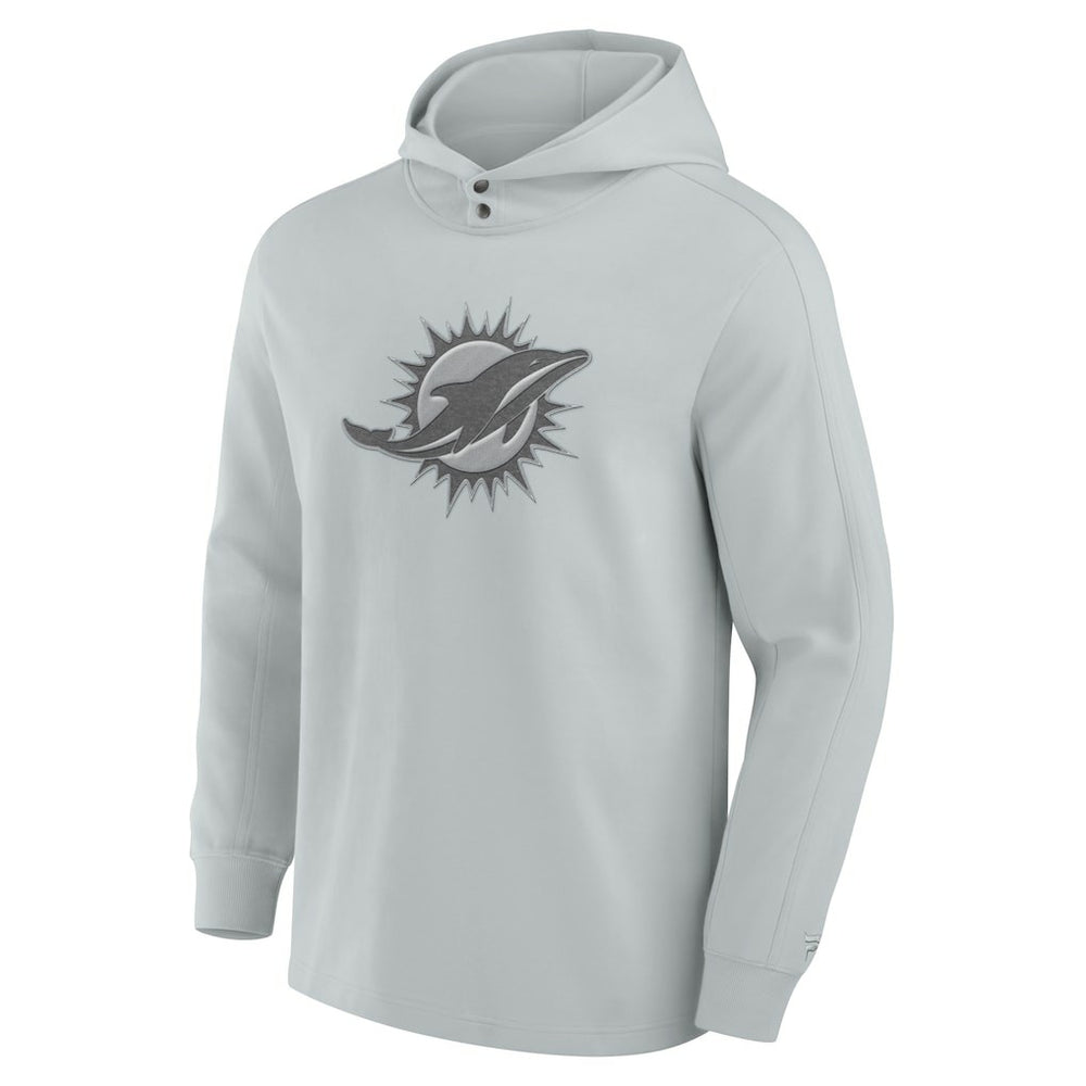Elements Blaze Tri-Blend Long Sleeve Hoodie T-Shirt - Miami Dolphins Hoodies