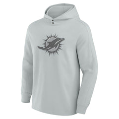 Elements Blaze Tri-Blend Long Sleeve Hoodie T-Shirt - Miami Dolphins Hoodies