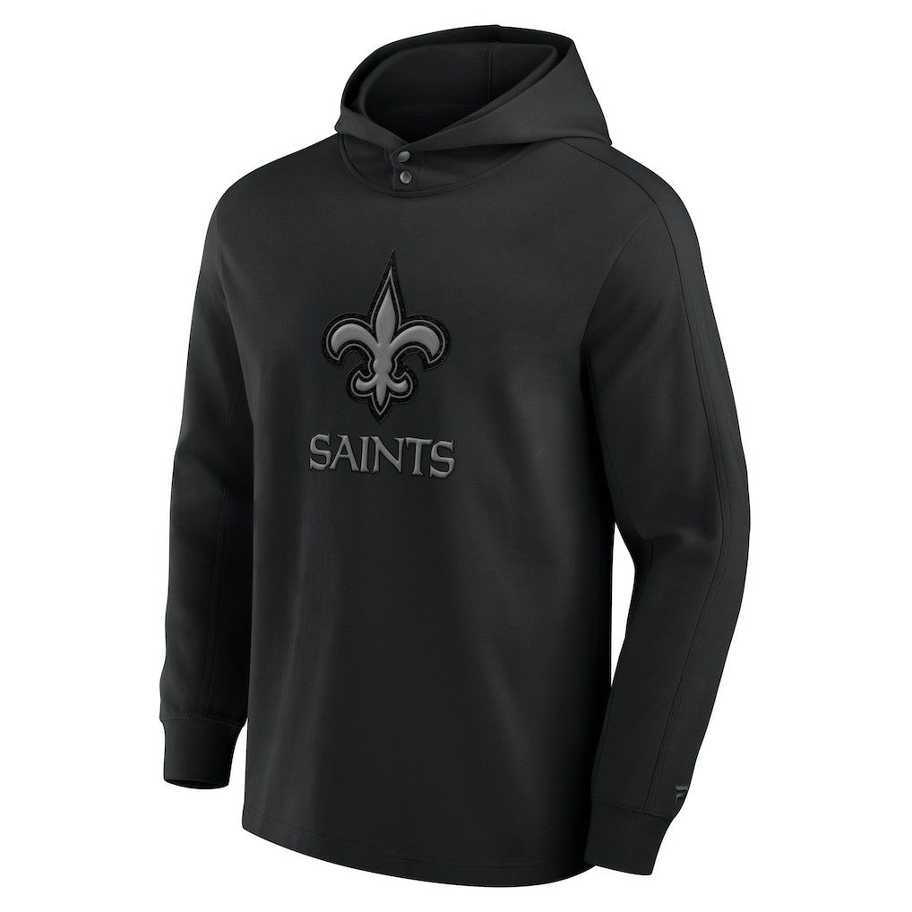 Elements Blaze Tri-Blend Long Sleeve Hoodie T-Shirt - New Orleans Saints Hoodies