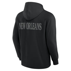 Elements Blaze Tri-Blend Long Sleeve Hoodie T-Shirt - New Orleans Saints Hoodies