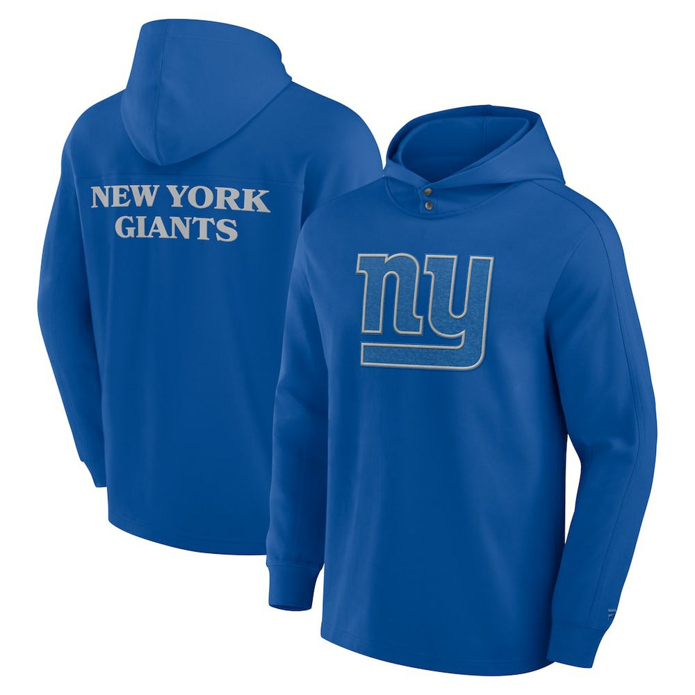Elements Blaze Tri-Blend Long Sleeve Hoodie T-Shirt - New York Giants Hoodies