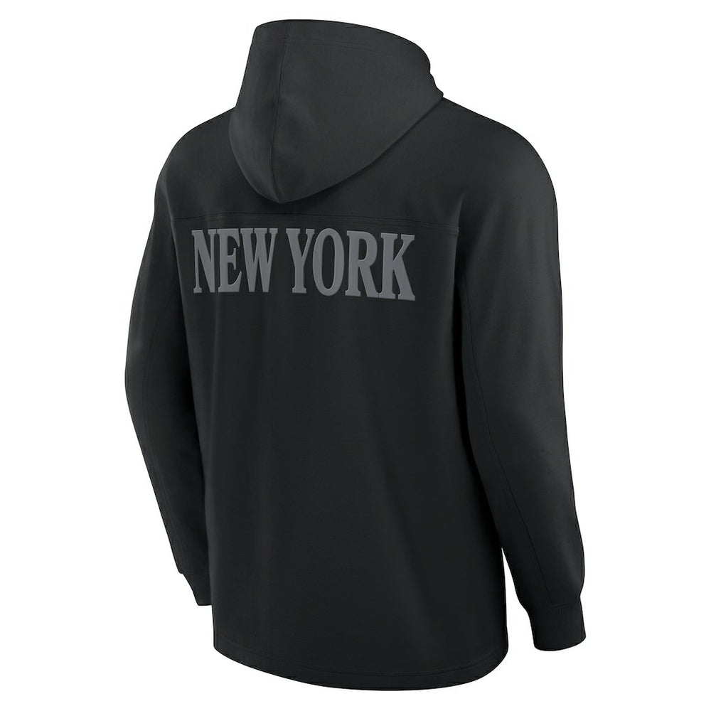Elements Blaze Tri-Blend Long Sleeve Hoodie T-Shirt - New York Jets Hoodies