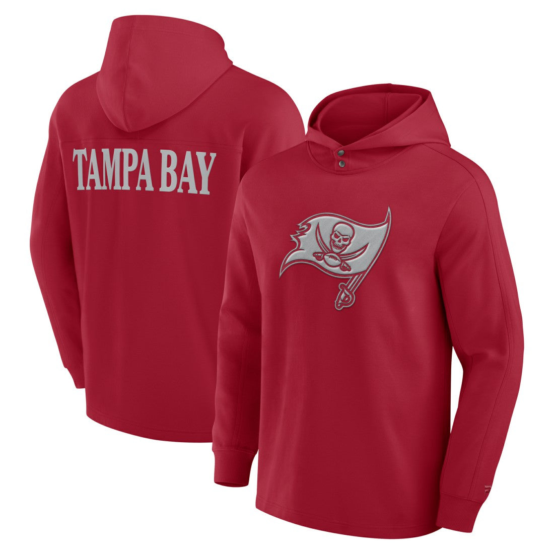 Elements Blaze Tri-Blend Long Sleeve Hoodie T-Shirt - Tampa Bay Buccaneers Hoodies