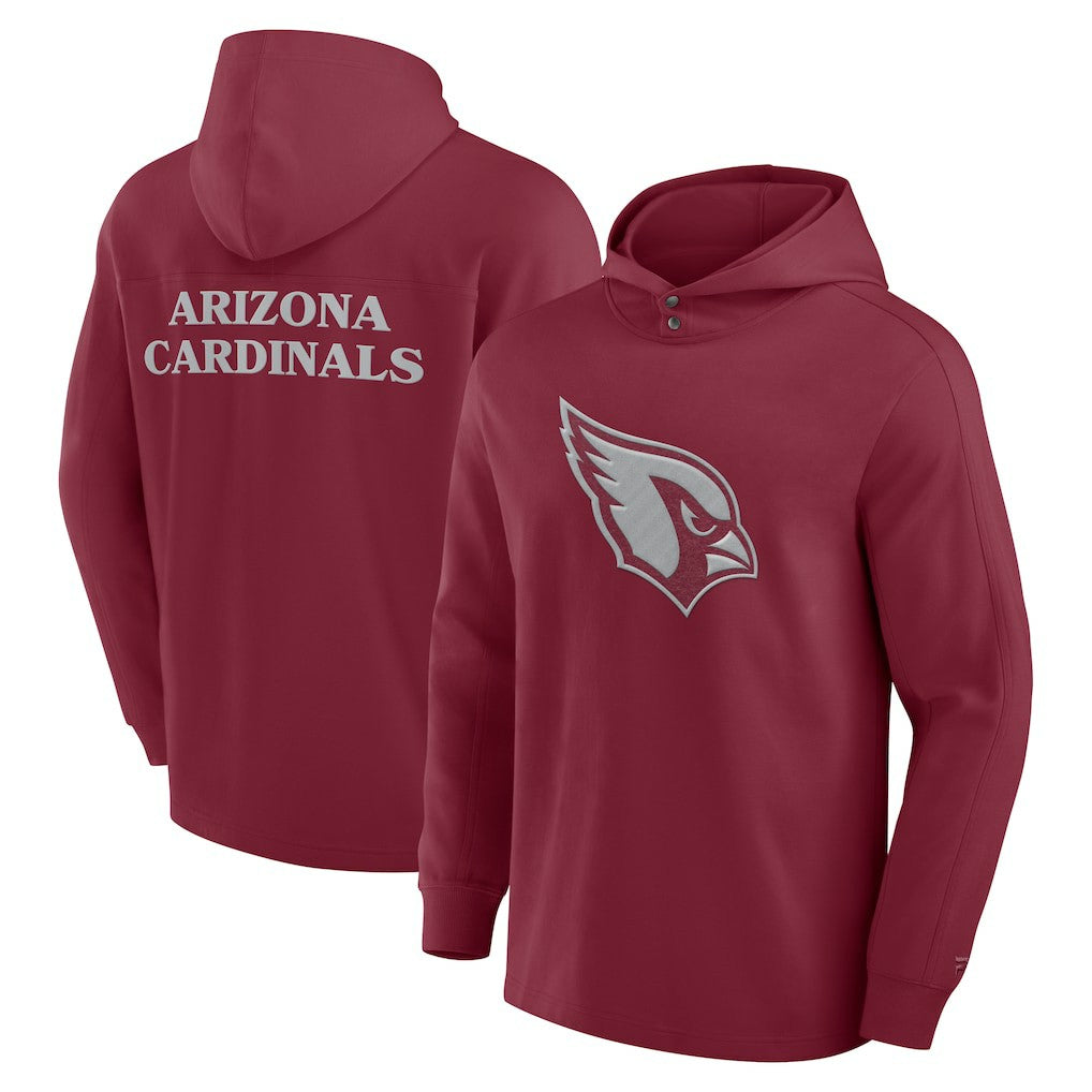 Elements Blaze Tri-Blend Long Sleeve Hoodie T-Shirt - Arizona Cardinals Hoodies