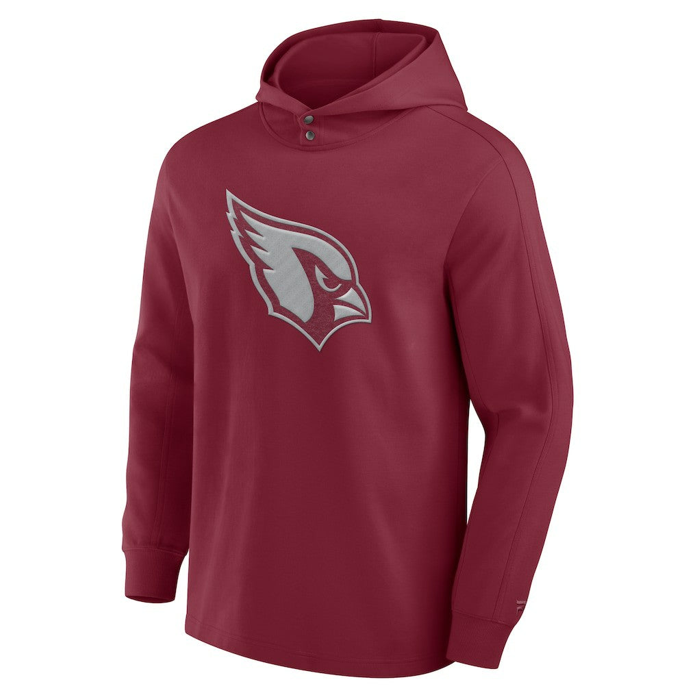 Elements Blaze Tri-Blend Long Sleeve Hoodie T-Shirt - Arizona Cardinals Hoodies