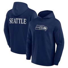 Elements Blaze Tri-Blend Long Sleeve Hoodie T-Shirt - Seattle Seahawks Hoodies