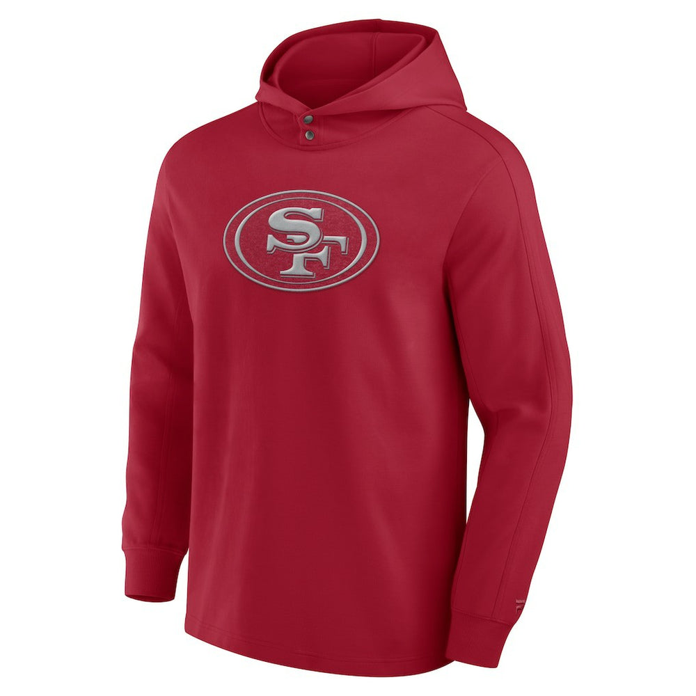 Elements Blaze Tri-Blend Long Sleeve Hoodie T-Shirt - San Francisco 49ers Hoodies