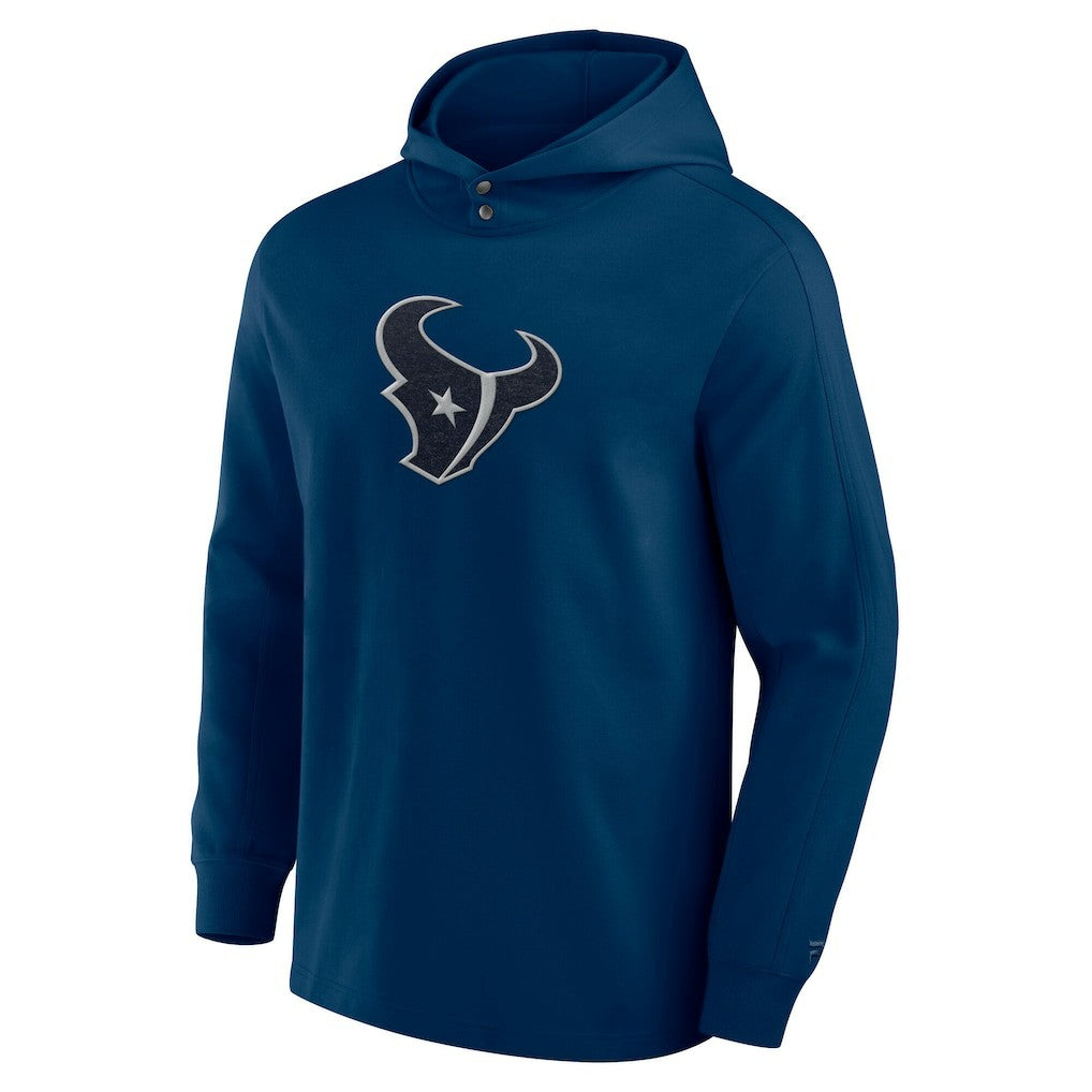 Elements Blaze Tri-Blend Long Sleeve Hoodie T-Shirt - Houston Texans Hoodies