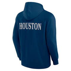 Elements Blaze Tri-Blend Long Sleeve Hoodie T-Shirt - Houston Texans Hoodies