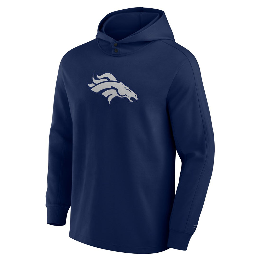 Elements Blaze Tri-Blend Long Sleeve Hoodie T-Shirt - Denver Broncos Hoodies