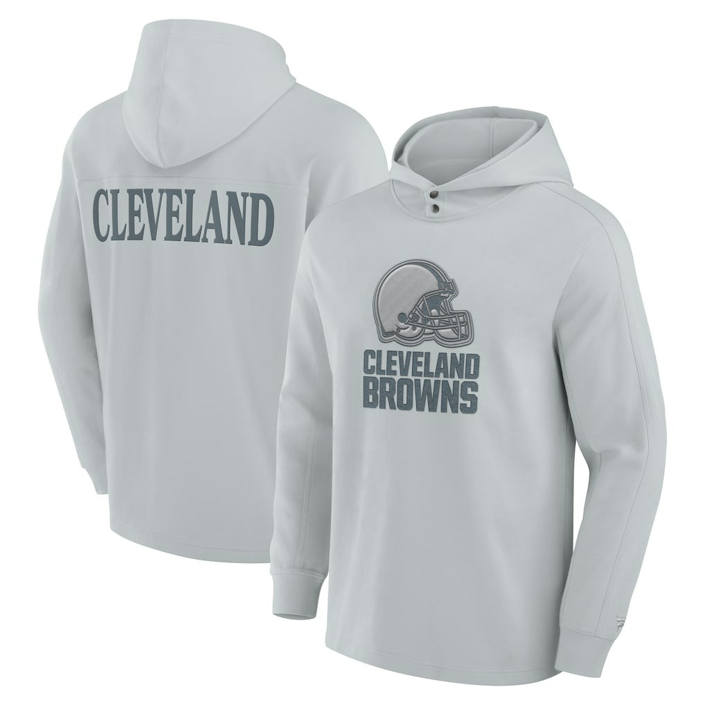 Elements Blaze Tri-Blend Long Sleeve Hoodie T-Shirt - Cleveland Browns Hoodies