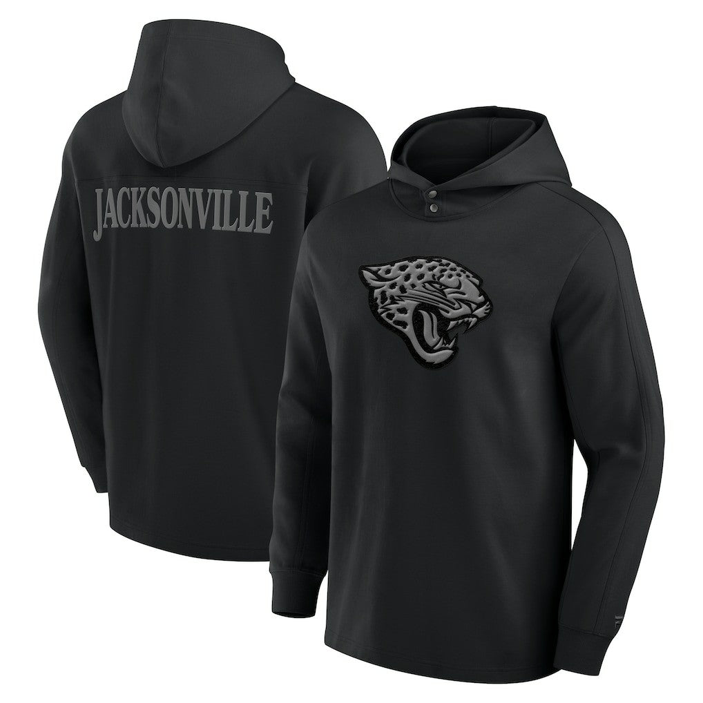 Elements Blaze Tri-Blend Long Sleeve Hoodie T-Shirt - Jacksonville Jaguars Hoodies