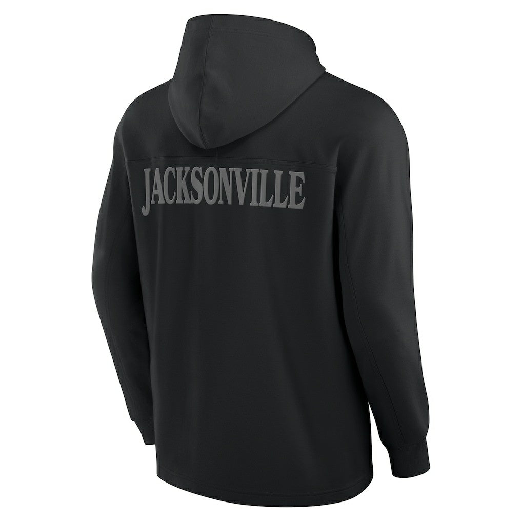 Elements Blaze Tri-Blend Long Sleeve Hoodie T-Shirt - Jacksonville Jaguars Hoodies