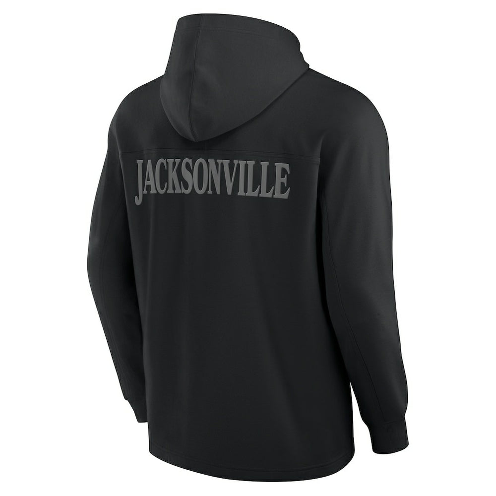 Elements Blaze Tri-Blend Long Sleeve Hoodie T-Shirt - Jacksonville Jaguars Hoodies