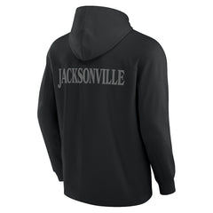 Elements Blaze Tri-Blend Long Sleeve Hoodie T-Shirt - Jacksonville Jaguars Hoodies