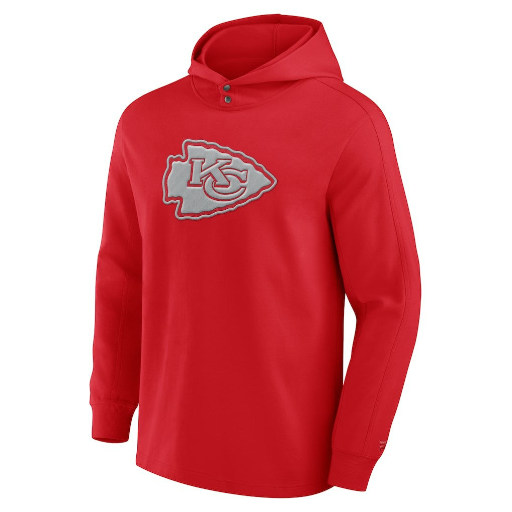 Elements Blaze Tri-Blend Long Sleeve Hoodie T-Shirt - Kansas City Chiefs Hoodies