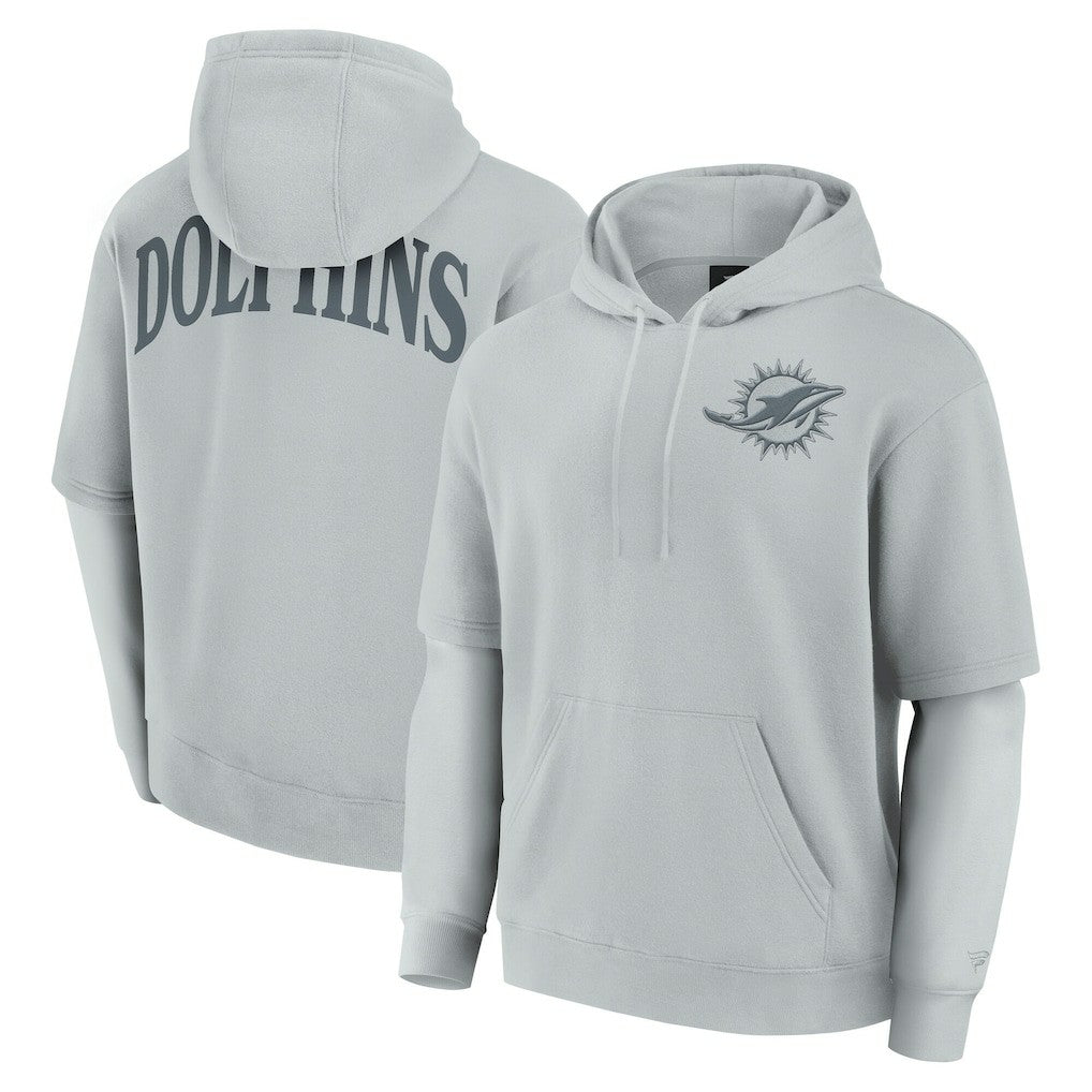 Unisex Sleek Elements Pullover Hoodie - Miami Dolphins Hoodies