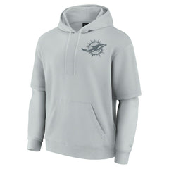 Unisex Sleek Elements Pullover Hoodie - Miami Dolphins Hoodies