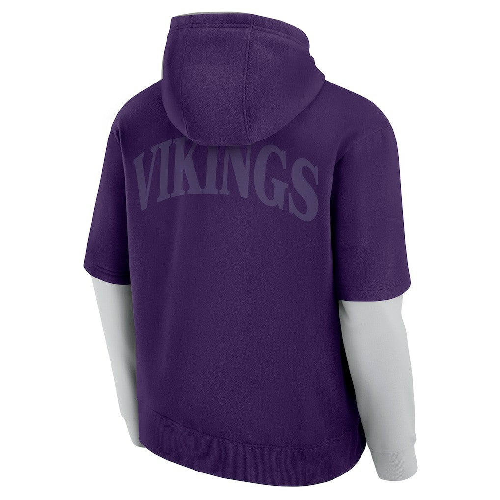 Unisex Sleek Elements Pullover Hoodie - Minnesota Vikings Hoodies