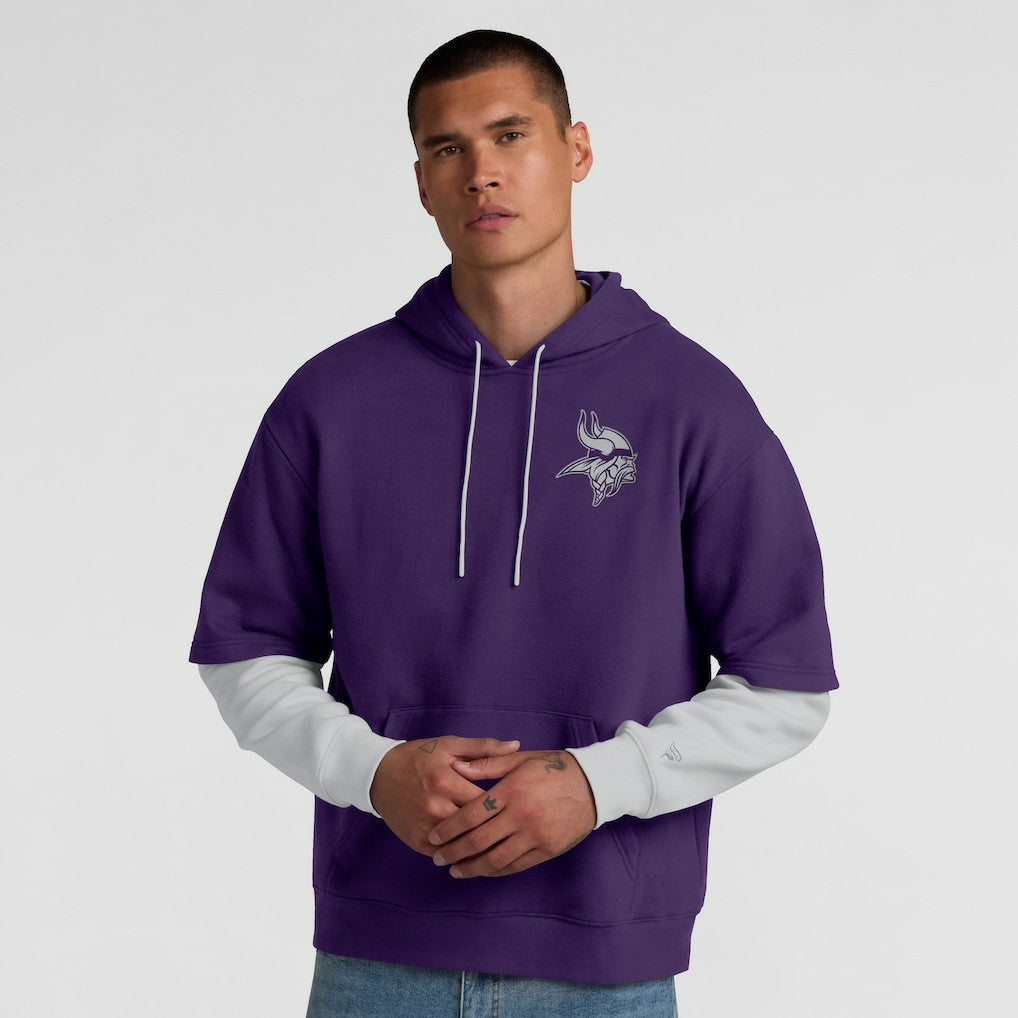 Unisex Sleek Elements Pullover Hoodie - Minnesota Vikings Hoodies