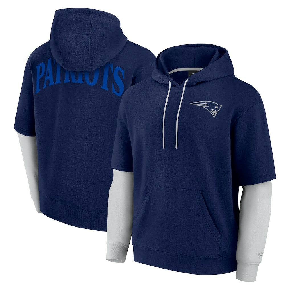 Unisex Sleek Elements Pullover Hoodie - New England Patriots Hoodies