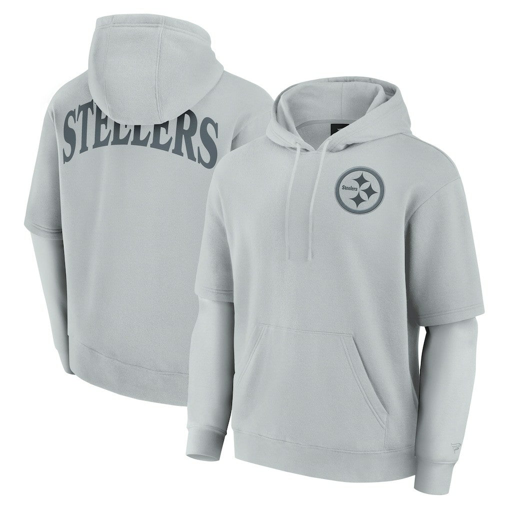Unisex Sleek Elements Pullover Hoodie - Pittsburgh Steelers Hoodies