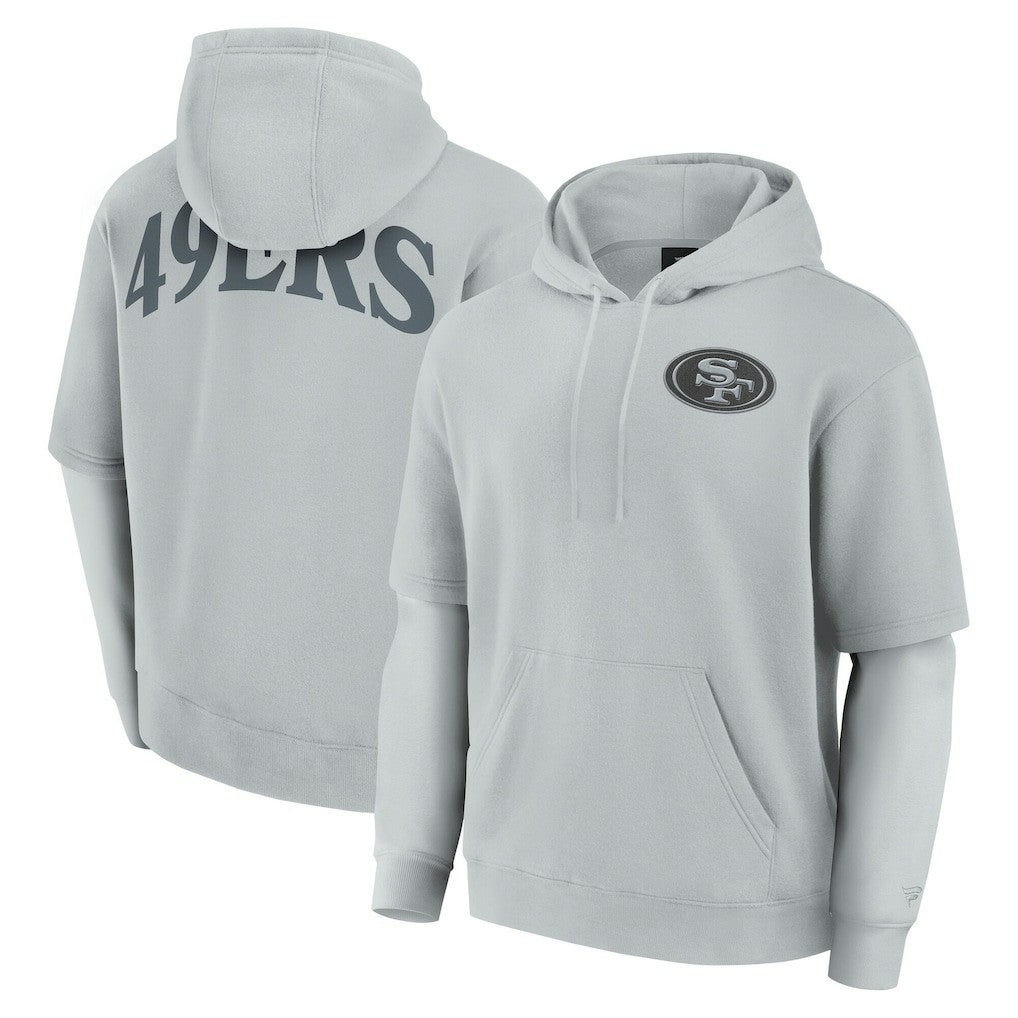 Unisex Sleek Elements Pullover Hoodie - San Francisco 49ers Hoodies