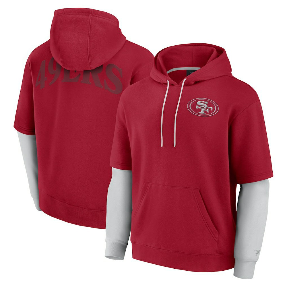 Unisex Sleek Elements Pullover Hoodie - San Francisco 49ers Hoodies