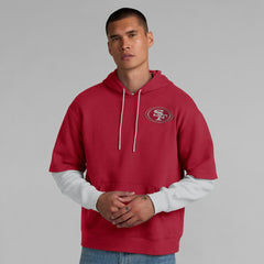 Unisex Sleek Elements Pullover Hoodie - San Francisco 49ers Hoodies