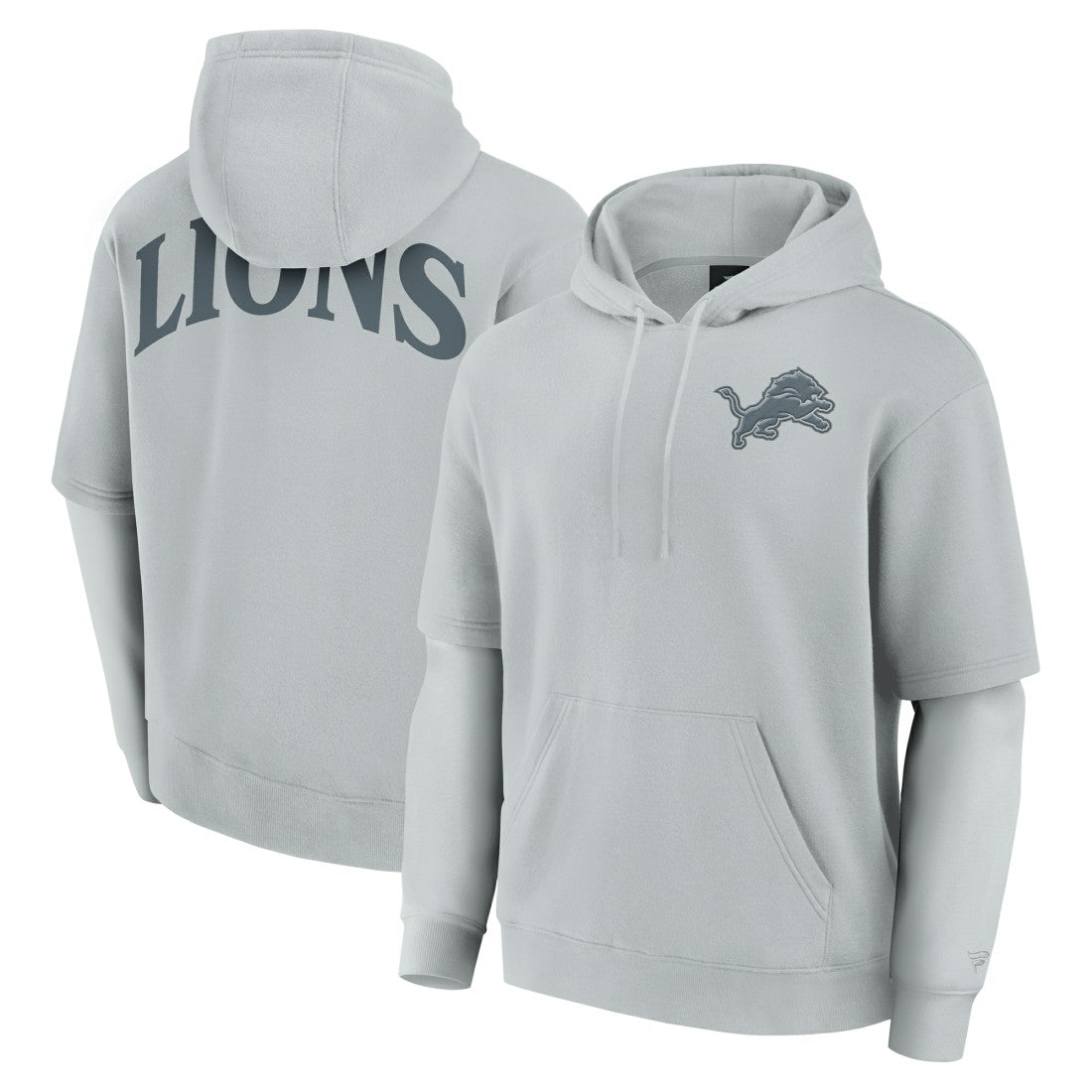 Unisex Sleek Elements Pullover Hoodie - Detroit Lions Hoodies