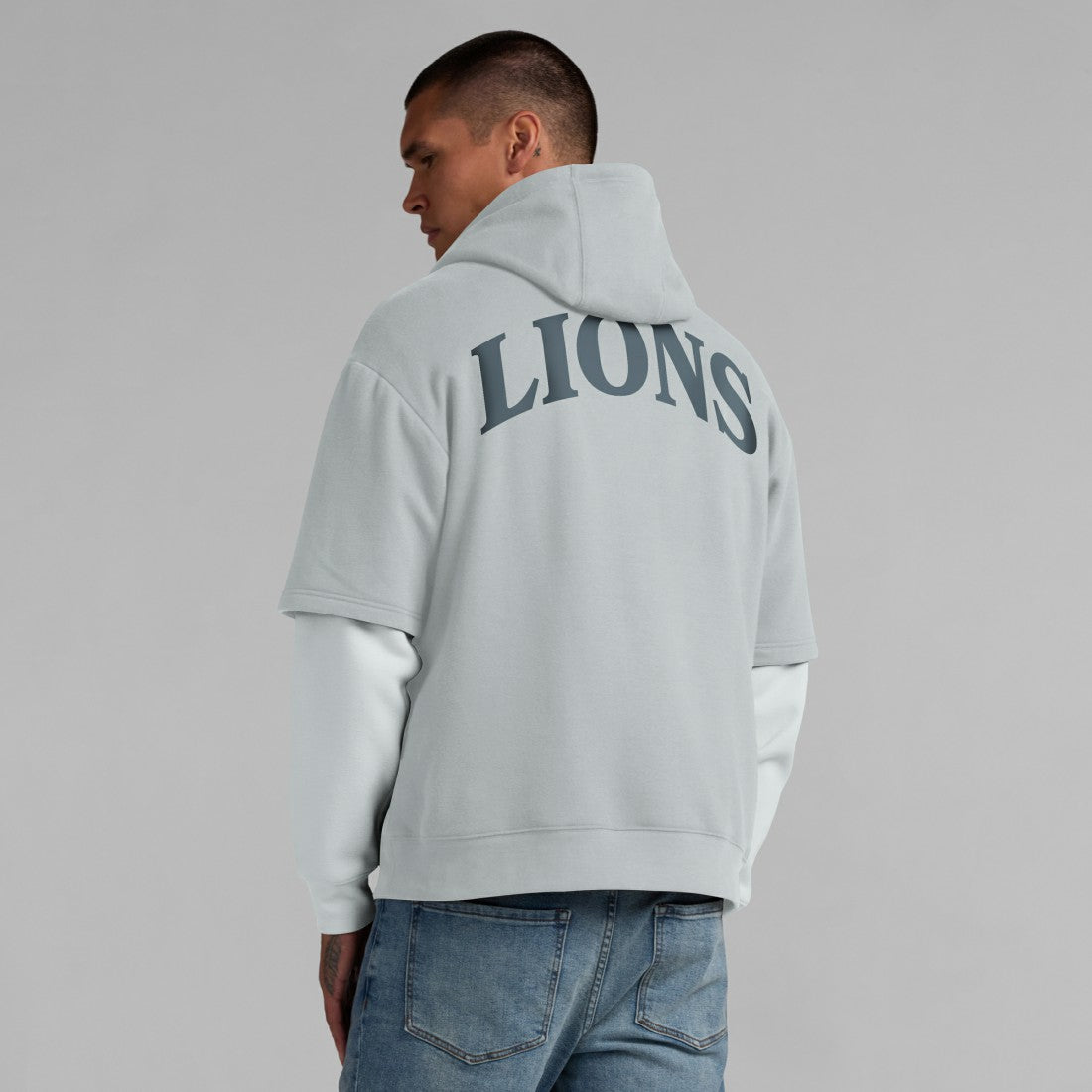 Unisex Sleek Elements Pullover Hoodie - Detroit Lions Hoodies