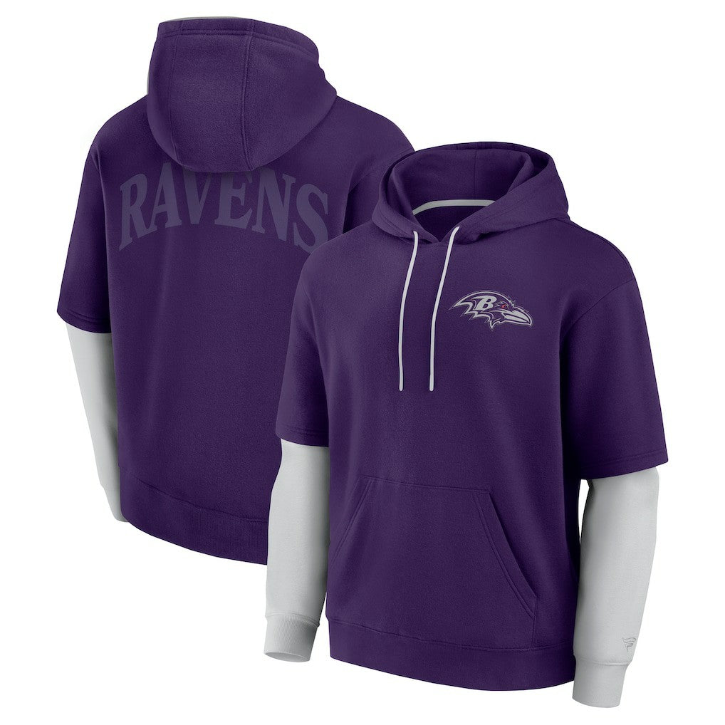 Unisex Sleek Elements Pullover Hoodie - Baltimore Ravens Hoodies