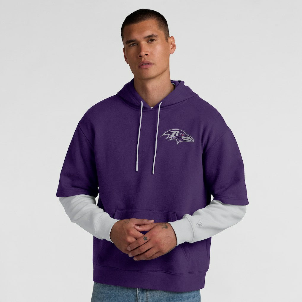 Unisex Sleek Elements Pullover Hoodie - Baltimore Ravens Hoodies